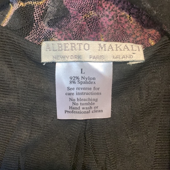 Alberto Makali Animal print Blazer Top - Picture 2 of 14